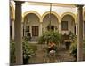 A Patio in the Alcazar, Seville, Andalusia, Spain, Europe-Guy Thouvenin-Mounted Photographic Print