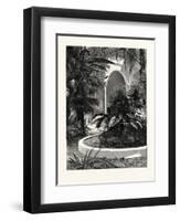 A Patio, or Central Courtyard, Seville, Spain-null-Framed Giclee Print