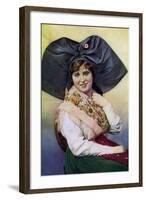 A Patriot from Alsace and Lorraine, C1922-Crete-Framed Giclee Print