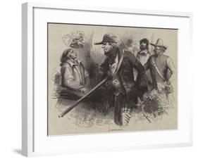 A Patriotic Absentee-null-Framed Giclee Print