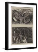 A Pawnee Camp in Midwinter-Arthur Boyd Houghton-Framed Giclee Print