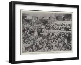 A Peace-Making Between the Hindu and Mohammedan Populations of Patan-null-Framed Giclee Print