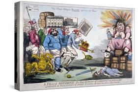 A Peace Offering to the Genius of Liberty and Equality, 1794-Isaac Cruikshank-Stretched Canvas