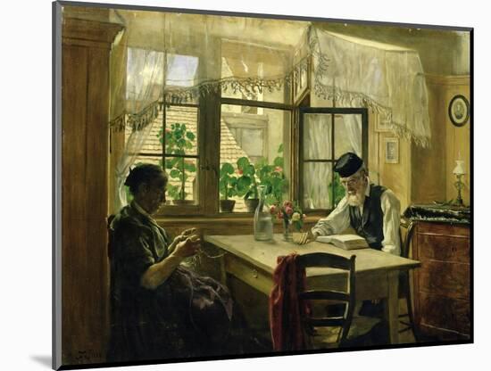 A Peaceful Sunday, 1876-Hans Thoma-Mounted Giclee Print