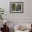 A Peacock Spreads its Feathers at the Alipore Zoo-null-Framed Photographic Print displayed on a wall