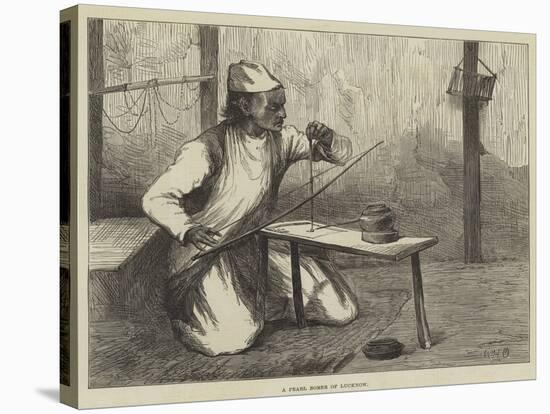 A Pearl Borer of Lucknow-William Heysham Overend-Stretched Canvas
