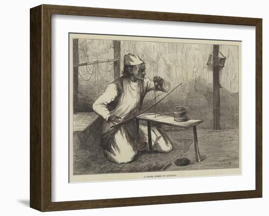 A Pearl Borer of Lucknow-William Heysham Overend-Framed Giclee Print