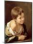 A Peasant Boy Leaning on a Sill, 1670-80-Bartolome Esteban Murillo-Mounted Giclee Print