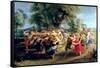 A Peasant Dance, 1636-40-Peter Paul Rubens-Framed Stretched Canvas