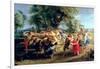 A Peasant Dance, 1636-40-Peter Paul Rubens-Framed Giclee Print