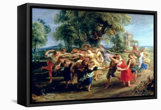 A Peasant Dance, 1636-40-Peter Paul Rubens-Framed Stretched Canvas