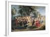 A Peasant Dance-Peter Paul Rubens-Framed Art Print