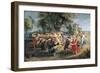 A Peasant Dance-Peter Paul Rubens-Framed Art Print