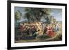 A Peasant Dance-Peter Paul Rubens-Framed Premium Giclee Print