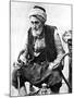 A Peasant Drinking Coffee and Smoking a Huqqah, Izmir, Turkey, 1936-null-Mounted Giclee Print