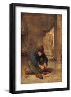 A Peasant eating Mussels in an Interior-Adraen Brouwer-Framed Giclee Print