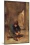 A Peasant eating Mussels in an Interior-Adraen Brouwer-Mounted Giclee Print