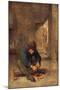 A Peasant eating Mussels in an Interior-Adraen Brouwer-Mounted Giclee Print