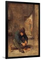 A Peasant eating Mussels in an Interior-Adraen Brouwer-Framed Giclee Print