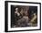 A Peasant Family in an Interior, with an Old Woman Seated, an Old Man Playing a Pipe, a Young…-null-Framed Giclee Print