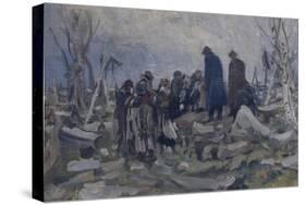 A Peasant Funeral-Ivan Ivanovich Tvorozhnikov-Stretched Canvas