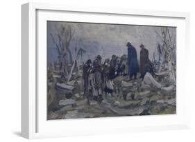 A Peasant Funeral-Ivan Ivanovich Tvorozhnikov-Framed Giclee Print