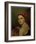 A Peasant Girl, C. 1824-Alexei Gavrilovich Venetsianov-Framed Giclee Print