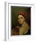 A Peasant Girl, C. 1824-Alexei Gavrilovich Venetsianov-Framed Giclee Print