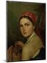 A Peasant Girl, C. 1824-Alexei Gavrilovich Venetsianov-Mounted Giclee Print