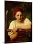 A Peasant Girl of Tver Region, 1840-Alexei Gavrilovich Venetsianov-Mounted Giclee Print