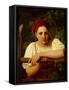 A Peasant Girl of Tver Region, 1840-Alexei Gavrilovich Venetsianov-Framed Stretched Canvas