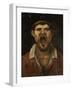 A Peasant Man Shouting-Annibale Carracci-Framed Giclee Print