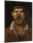 A Peasant Man Shouting-Annibale Carracci-Mounted Giclee Print