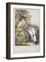 A Peasant of the Tesino Valley in Tyrol, from a Collection of 24 Colour Plates, Published C.1800-Josef Anton Kapeller-Framed Giclee Print