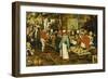 A Peasant Wedding Feast, 1630-Pieter Brueghel the Younger-Framed Premium Giclee Print