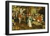 A Peasant Wedding Feast, 1630-Pieter Brueghel the Younger-Framed Premium Giclee Print