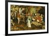 A Peasant Wedding Feast, 1630-Pieter Brueghel the Younger-Framed Giclee Print