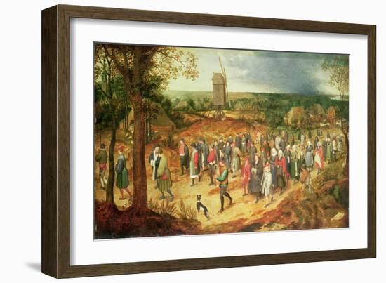 A Peasant Wedding-Pieter Bruegel the Elder-Framed Giclee Print