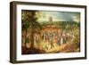 A Peasant Wedding-Pieter Bruegel the Elder-Framed Giclee Print