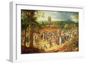 A Peasant Wedding-Pieter Bruegel the Elder-Framed Giclee Print