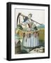 A Peasant Woman, circa 1735-Martin Engelbrecht-Framed Giclee Print