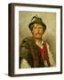 A Peasant-Hugo Kauffmann-Framed Giclee Print