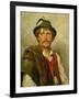 A Peasant-Hugo Kauffmann-Framed Giclee Print