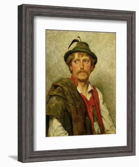 A Peasant-Hugo Kauffmann-Framed Giclee Print