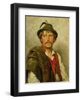 A Peasant-Hugo Kauffmann-Framed Giclee Print