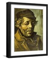A Peasants Head (A Study for the Potato Eaters), c.1885-Vincent van Gogh-Framed Giclee Print