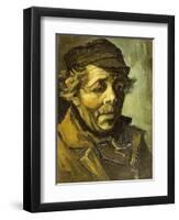 A Peasants Head (A Study for the Potato Eaters), c.1885-Vincent van Gogh-Framed Giclee Print