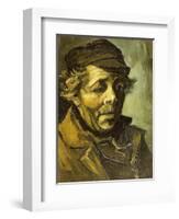 A Peasants Head (A Study for the Potato Eaters), c.1885-Vincent van Gogh-Framed Giclee Print