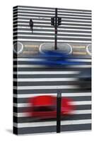A Pedestrian Crossing on Paulista Avenue, Sao Paula.-Jon Hicks-Stretched Canvas