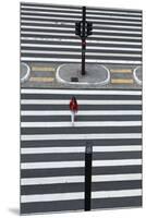 A Pedestrian Crossing on Paulista Avenue, Sao Paula.-Jon Hicks-Mounted Premium Photographic Print